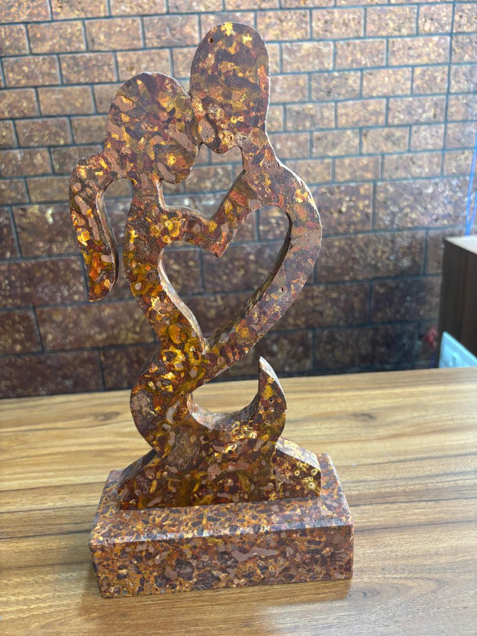 Designer laterite wall feature